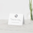 Search for disco ball thank you cards Dance party