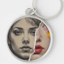 Search for white face key rings Modern