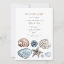 Search for beach wedding reception invitations Starfish