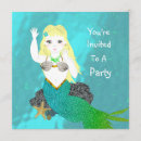 Search for mermaid pool party invitations Fantasy