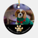 Search for black dog christmas tree decorations Paw