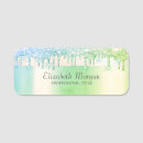Search for glitter name tags Hair stylist