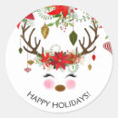 Search for vintage reindeer stickers Rustic