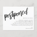 Search for cancelled wedding announcement cards Postponement