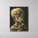 Search for skull with burning art Cigarette
