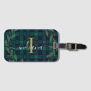 Search for plaid luggage tags Green