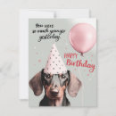 Search for dachshund birthday cards Animal