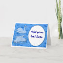 Search for swan bridal shower invitations Blue