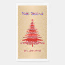 Search for red and gold christmas napkins Xmas