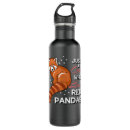 Search for red panda water bottles Pandas