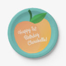 Search for sweet as a peach plates Birthday