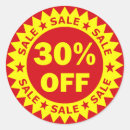 Search for 30 percent off stickers Thirty