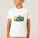 Search for table numbers tshirts Cue sports