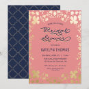 Search for salmon bridal shower invitations Pink