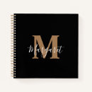 Search for monogram notebooks Feminine script font calligraphy