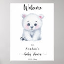 Search for polar bear baby shower Watercolor