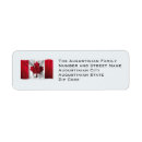 Search for canadian flag return address labels Patriotic
