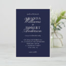 Search for classic in navy invitations Bride