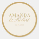 Search for gold wedding stickers Minimalist