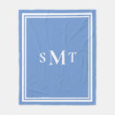 Search for letter blankets Monogrammed