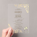 Search for wine glass wedding invitations Gold