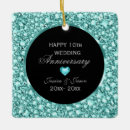 Search for 10th wedding anniversary christmas tree decorations Black