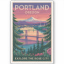 Search for bridges stickers Retro vintage travel