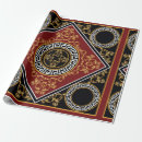 Search for baroque wrapping paper Black