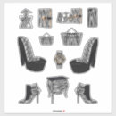 Search for black lace stickers Red