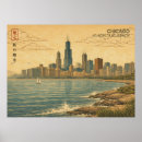 Search for vintage michigan travel posters Windy city