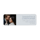 Search for blue wedding return address labels Formal