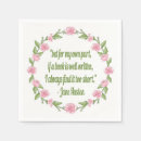 Search for book napkins Jane austen