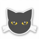 Search for cat head stickers Halloween