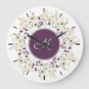 Search for purple kitchen clocks Floral