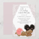 Search for afro baby girl shower invitations Vintage