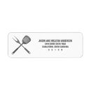 Search for bbq return address labels Watercolor
