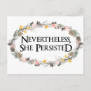 Search for she postcards Nevertheless she persisted
