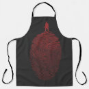 Search for cartoon man aprons Red