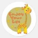 Search for yellow giraffe stickers Kawaii