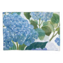 Search for hydrangeas pillowcases Blue