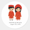 Search for happy days wedding stickers Red