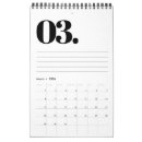 Search for black and white calendars 2026