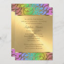 Search for rainbow quinceanera invitations Quinceañera