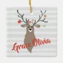 Search for whimsical reindeer christmas tree decorations Cute