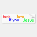 Search for honk if bumper stickers God