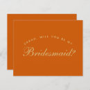 Search for text bridesmaid cards Calligraphy