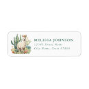 Search for desert cactus return address labels Llama