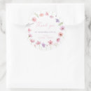 Search for baby purple stickers Wildflower baby shower