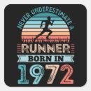 Search for running birthday stickers Runner