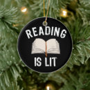 Search for literature christmas tree decorations English teacher